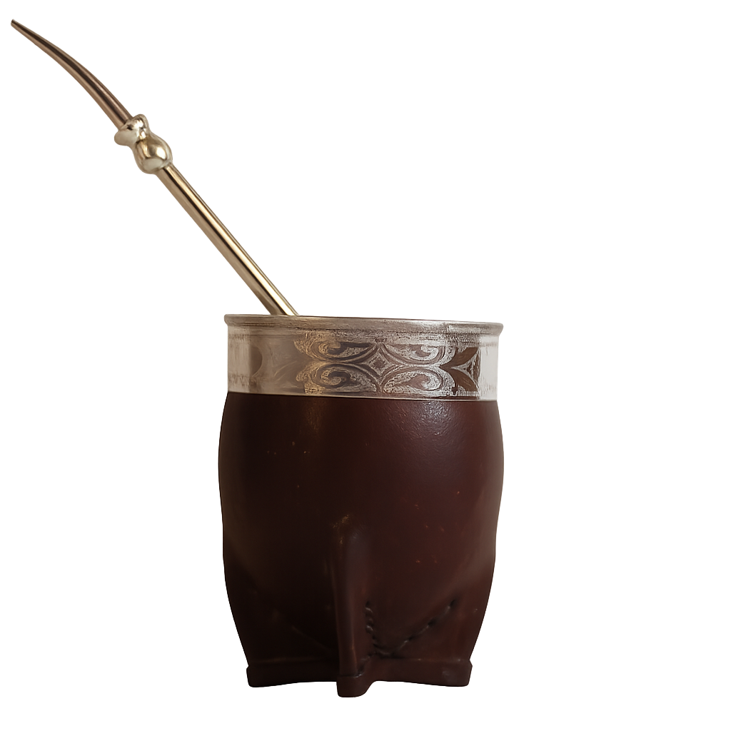 Mate Becher Belky - Edelstahl Braun