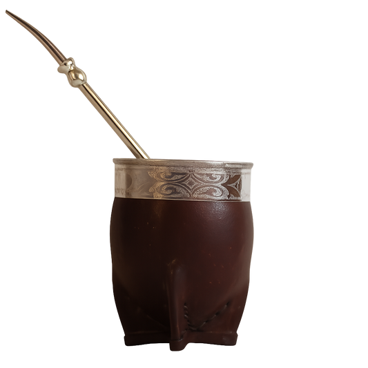 Mate Becher Belky - Edelstahl Braun