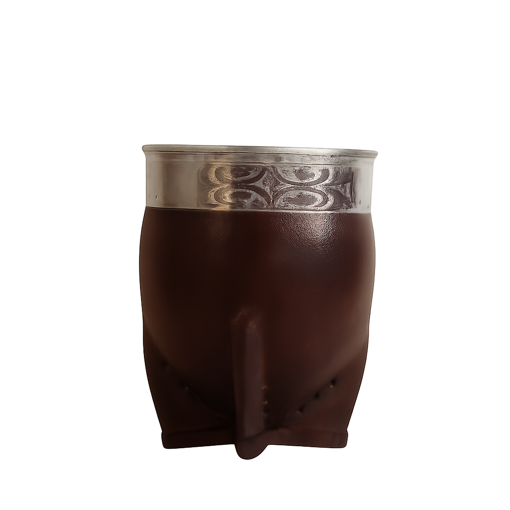 Mate Becher Belky - Edelstahl Braun