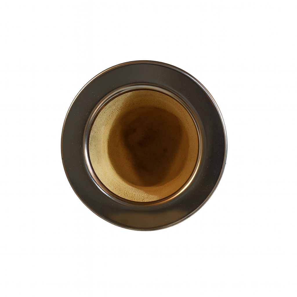 Mate Becher Andreas silber Innenansicht
