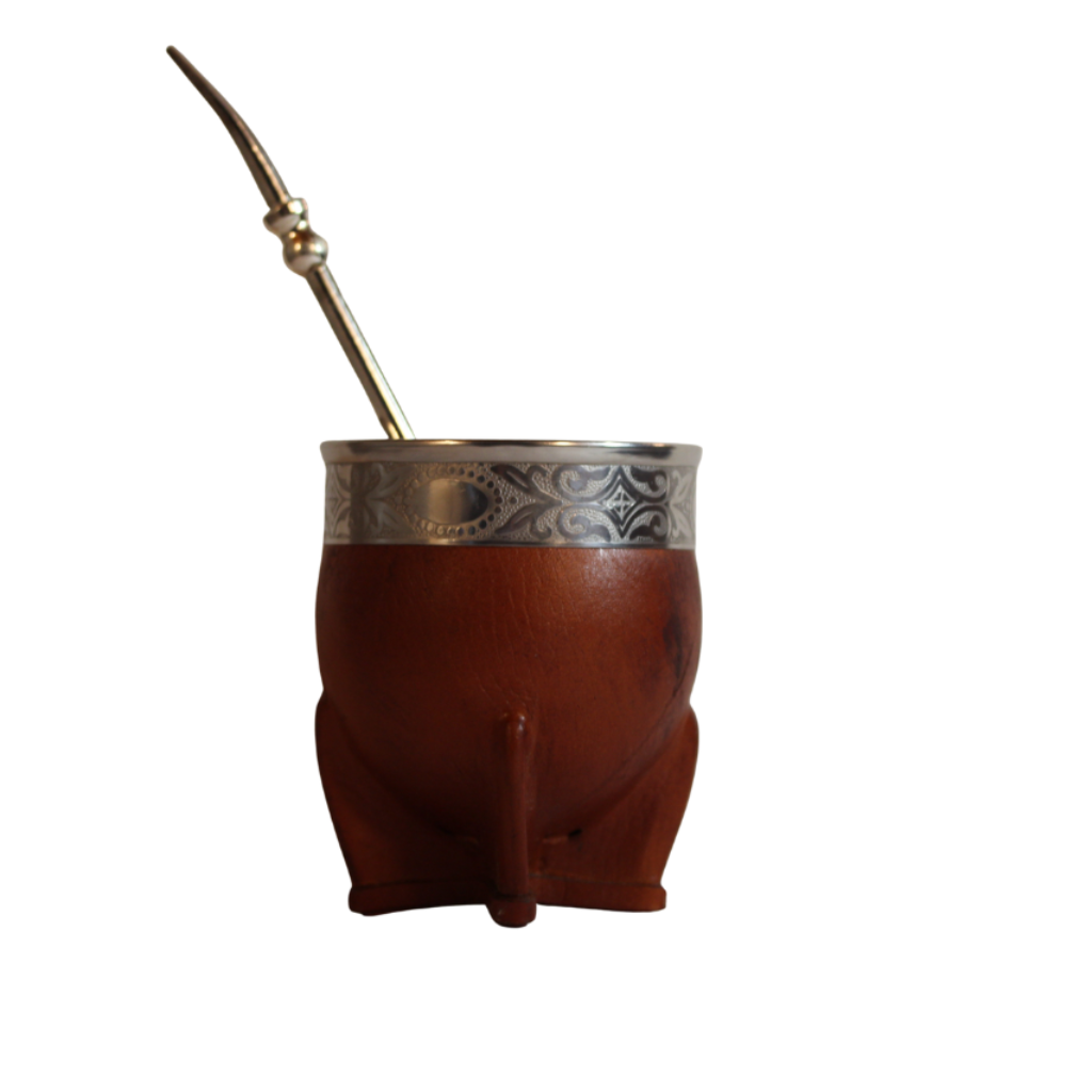 Mate Becher Maria mit Bombilla
