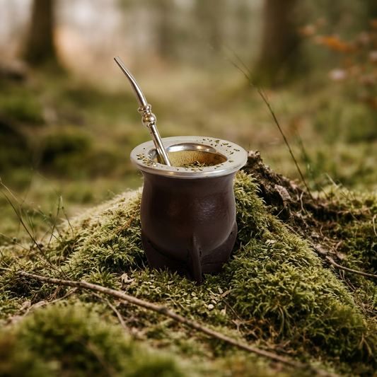Mate Becher Jörg - Braun Silber